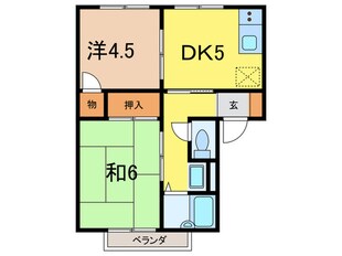 ﾊｲﾂK･Sの物件間取画像